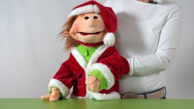 Video 1: Living Puppets Santa Claus clothing set 2-piece (for hand puppets 65 cm)