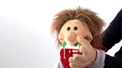 Living Puppets hand puppet Stuard Demo