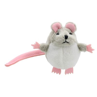 Fingerpuppe graue Maus - Puppet Company