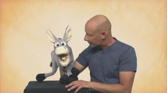 Living Puppets hand puppet Fridulin the donkey Demo