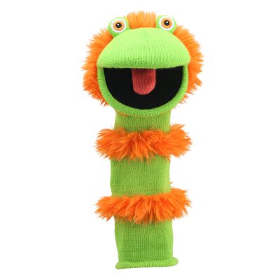 Monster Sockenhandpuppe Ginger - mit Geräusch - Puppet Company
