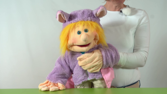 Living Puppets Fledermausjacke (für Handpuppen 65 cm) Demo